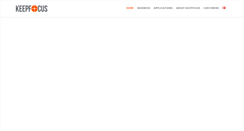 Desktop Screenshot of keepfocus.dk