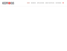 Tablet Screenshot of keepfocus.dk